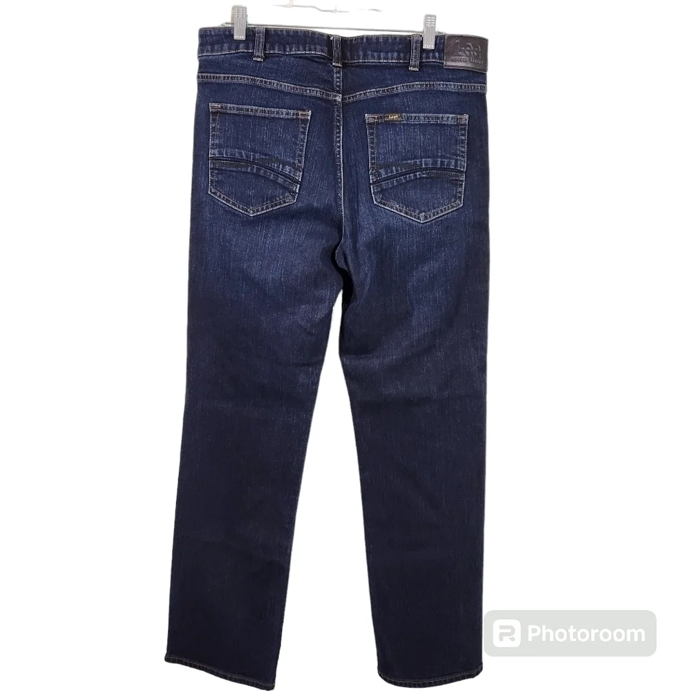 Lee Straight Fit Jeans Mens, sz 36 - Picture 2 of 7